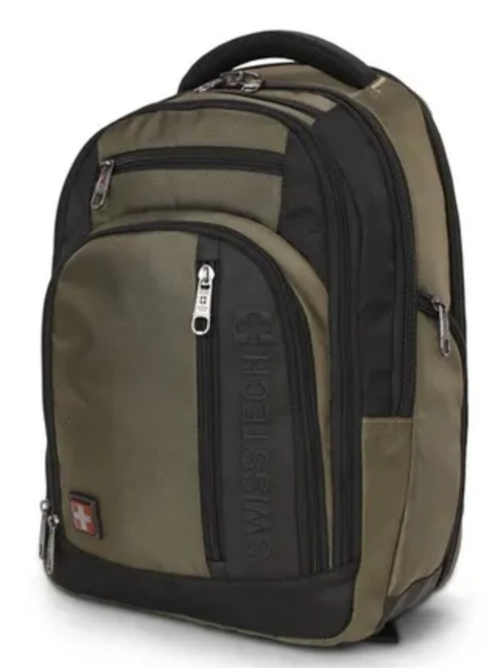 Swiss Tech Urban Trek 18 Travel Backpack With USB Port - Green